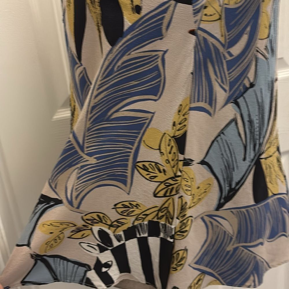 Scanlan Theodore Tropical Print Spaghetti Strap Top, Us8 — image 2 of 8